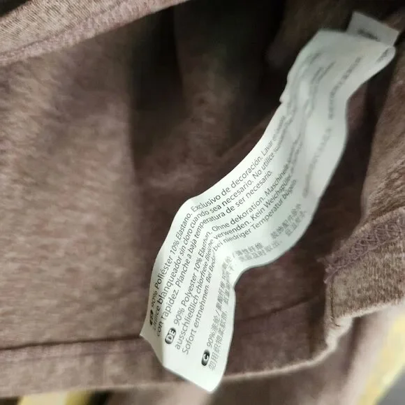 Marika Shirt Women's M Mauve Cowl Neck Athletic Cropped Long Sleeve Comfort Warm - Picture 11 of 11